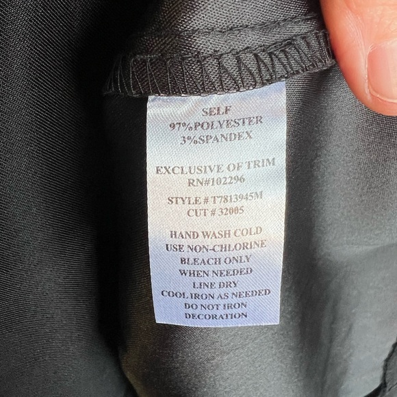 NWT Connected Little Black Dress Bejeweled Collar Size 12 - Picture 8 of 8